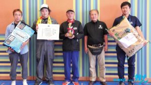 Mr. Hiroshi Watanabe (center) wins 2 championships
